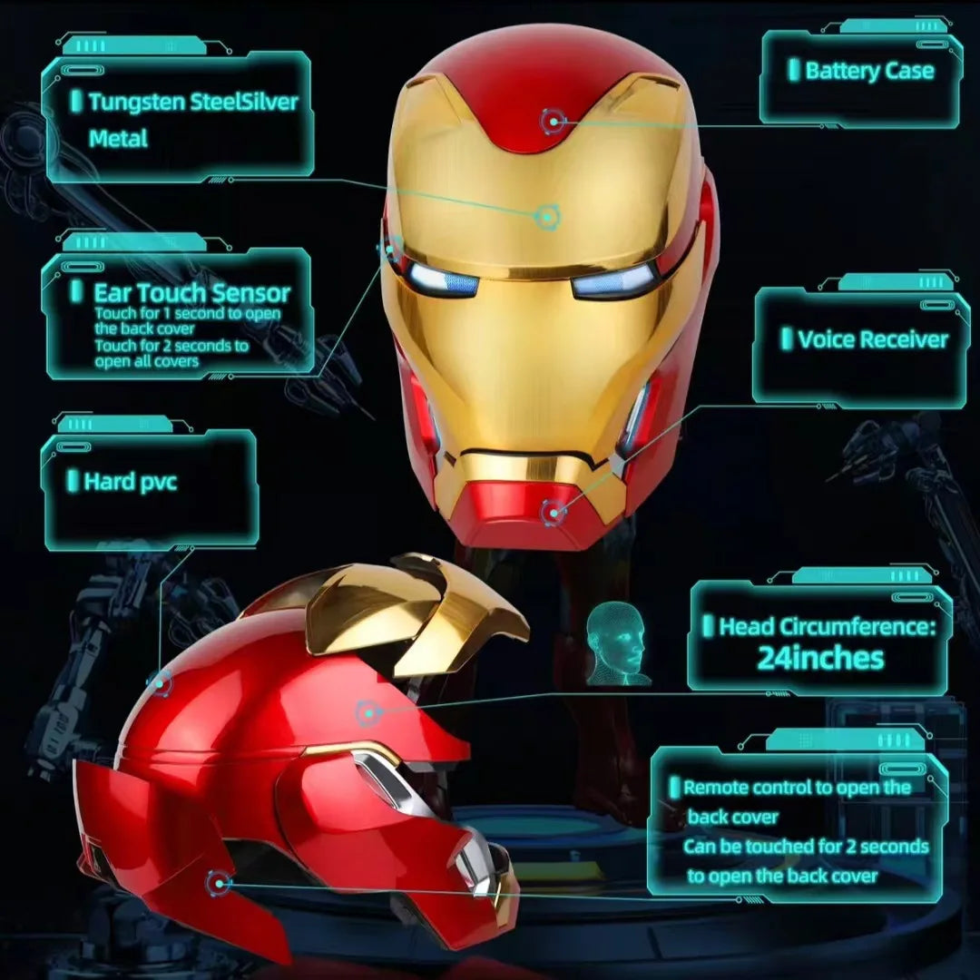 Iron Man MK50 Wearable Helmet | Voice & Remote Control 1:1 Cosplay Masks & Helmets - The Eezee Shop