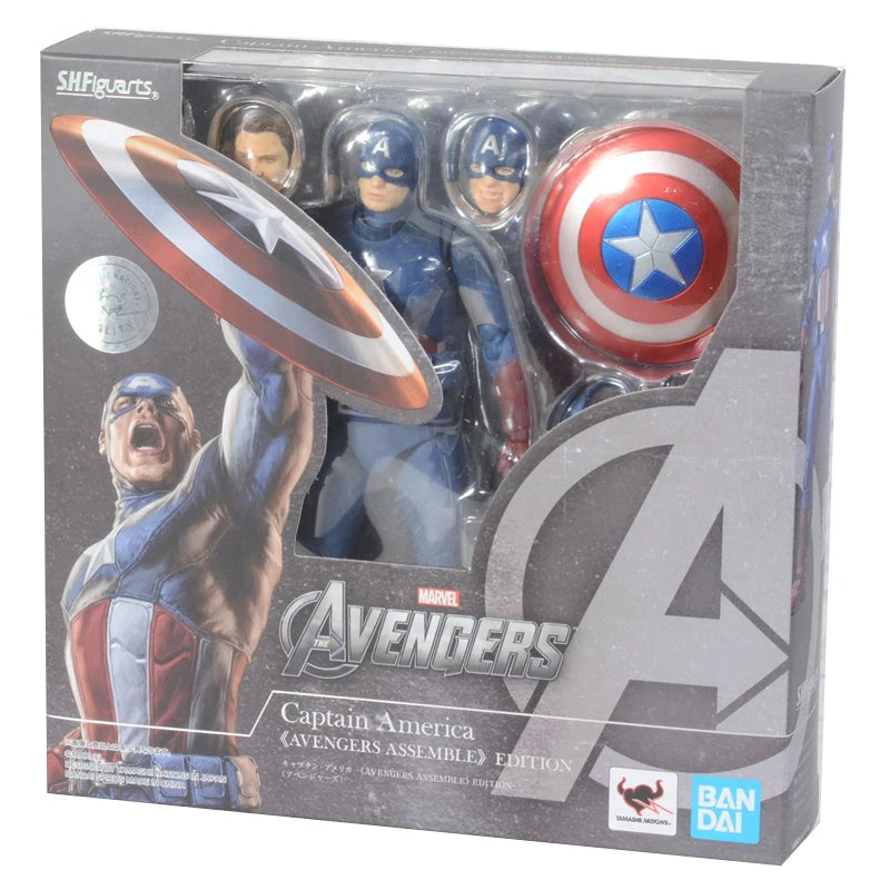 Captain America Articulated Figure | Avengers Collectible Collectible Figures - The Eezee Shop