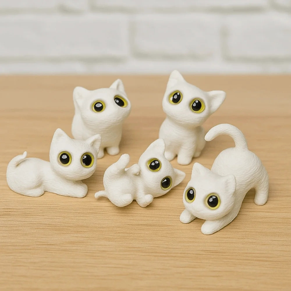 3D Printed Halloween Cat Figurine | Anime Style Ornament Halloween Figurines - The Eezee Shop