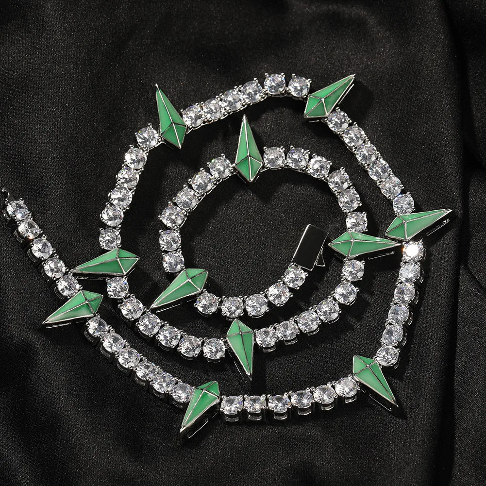 Black Panther Tennis Chain Necklace | Iced Out 5mm CZ Chain Jewelry - The Eezee Shop