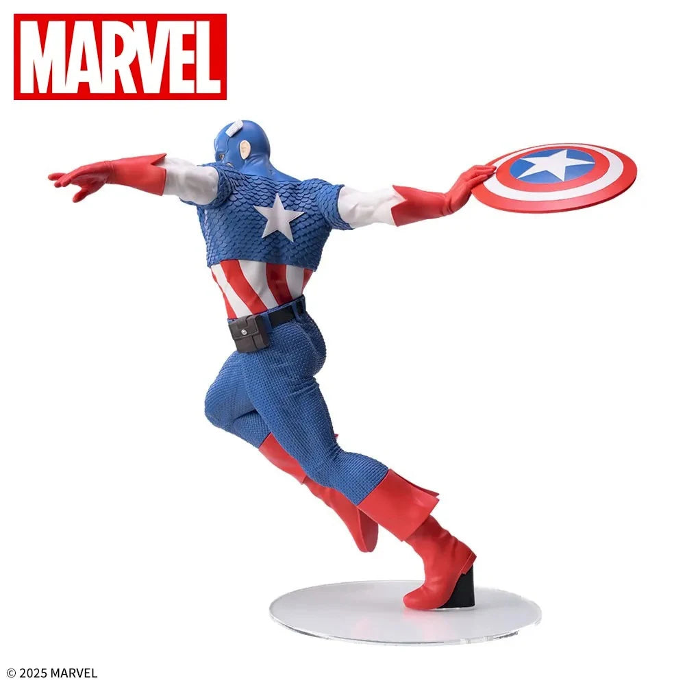 Captain America Luminasta Figure | Collectible Display Statue Collectible Figures - The Eezee Shop