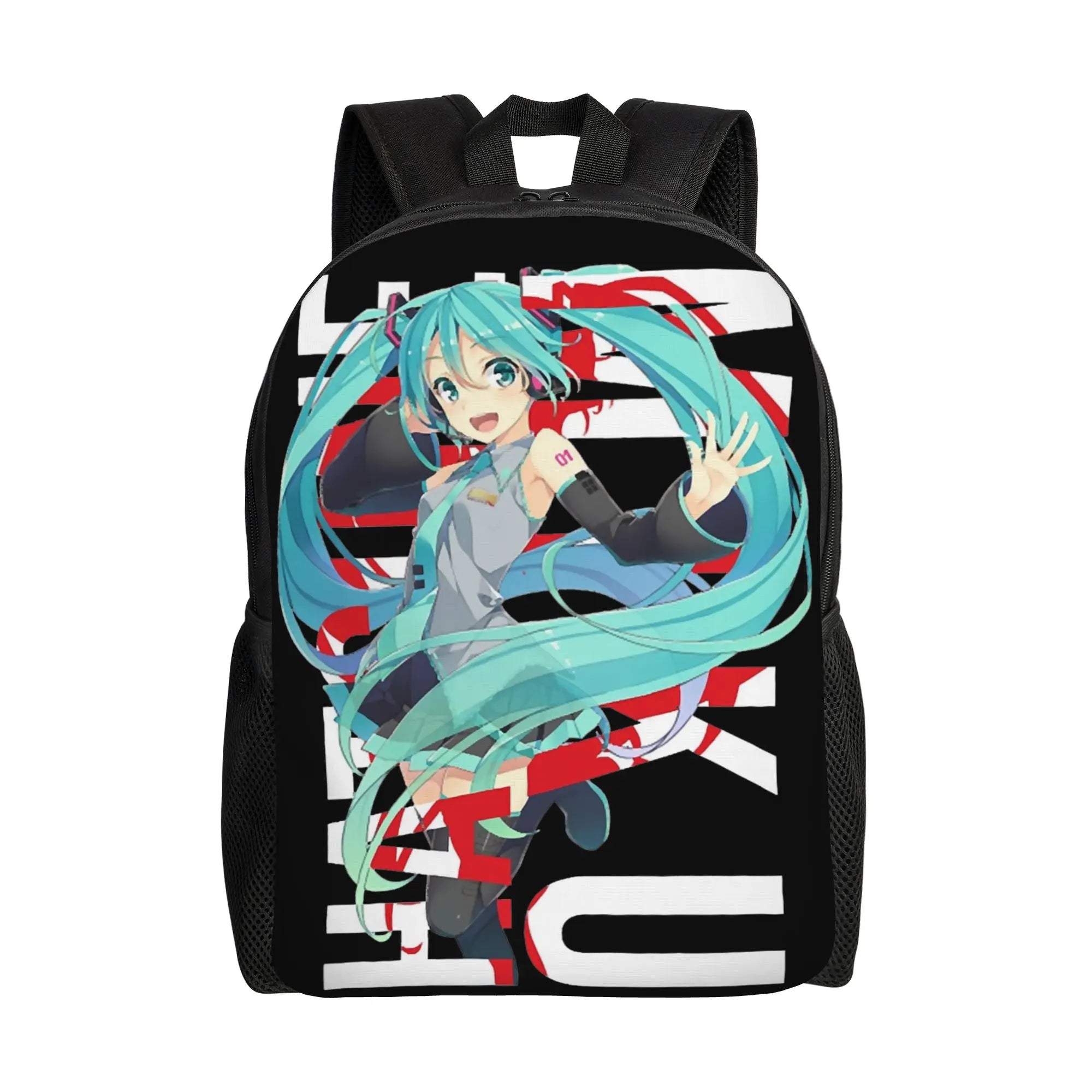Hatsune Miku Laptop Backpack | Casual Daypack for School & Work Backpacks - The Eezee Shop