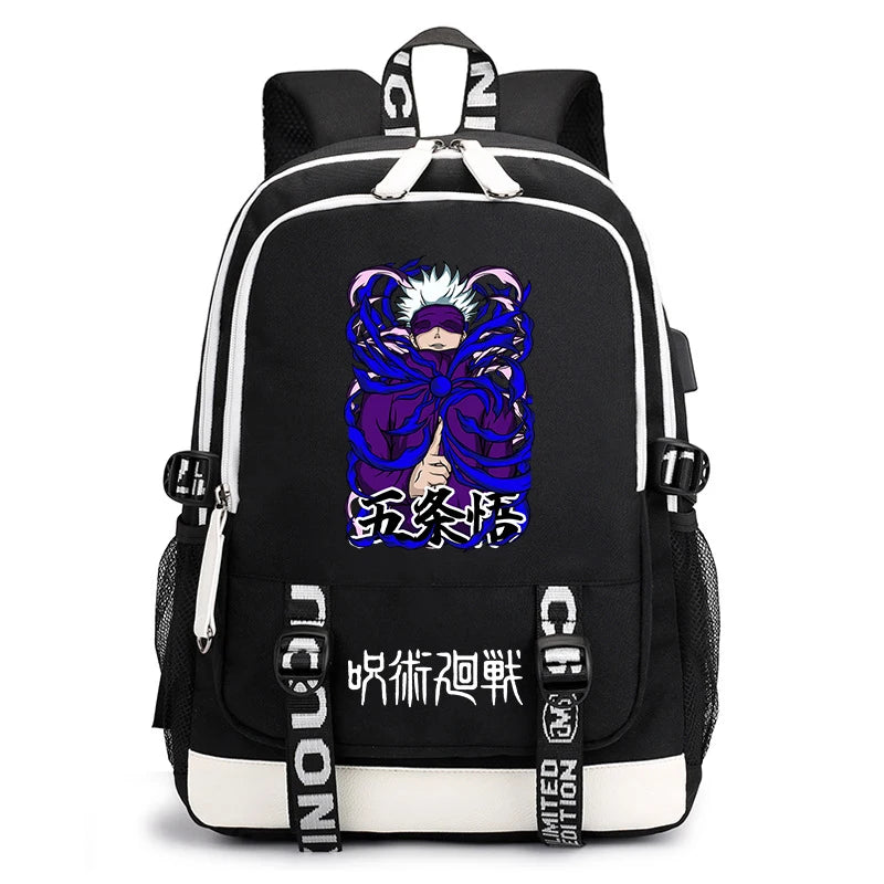 Jujutsu Kaisen Bookbag | Lightweight Casual School Backpack Backpacks - The Eezee Shop