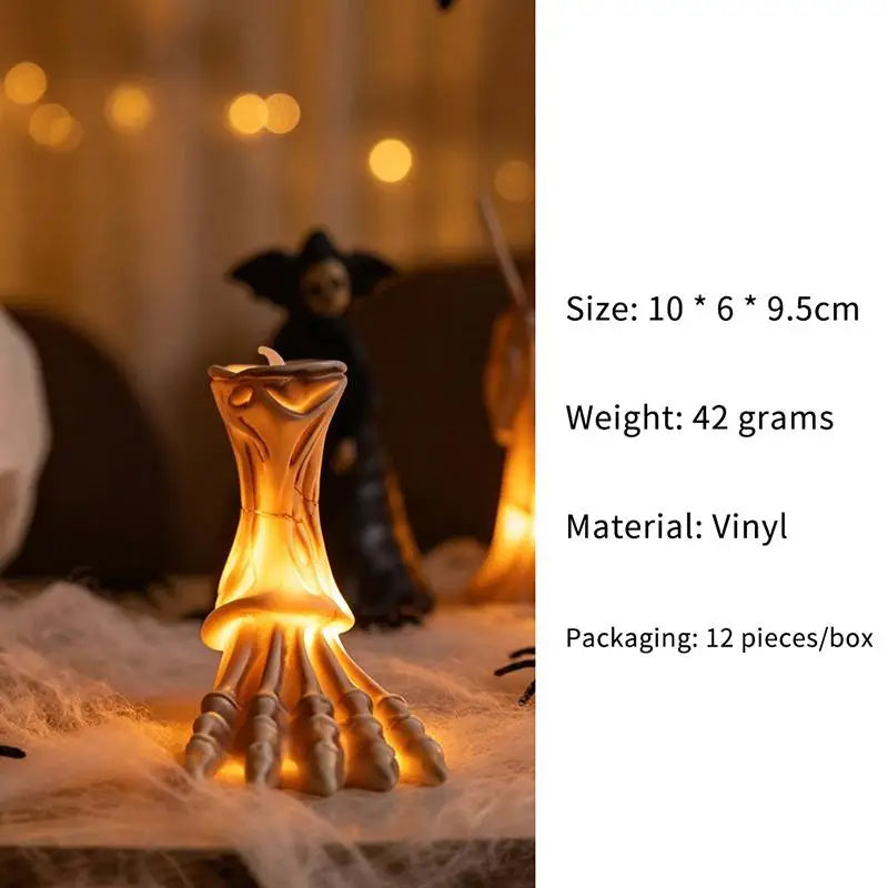 Skeleton Flameless LED Candle | Flickering Halloween Decor Halloween Lights - The Eezee Shop