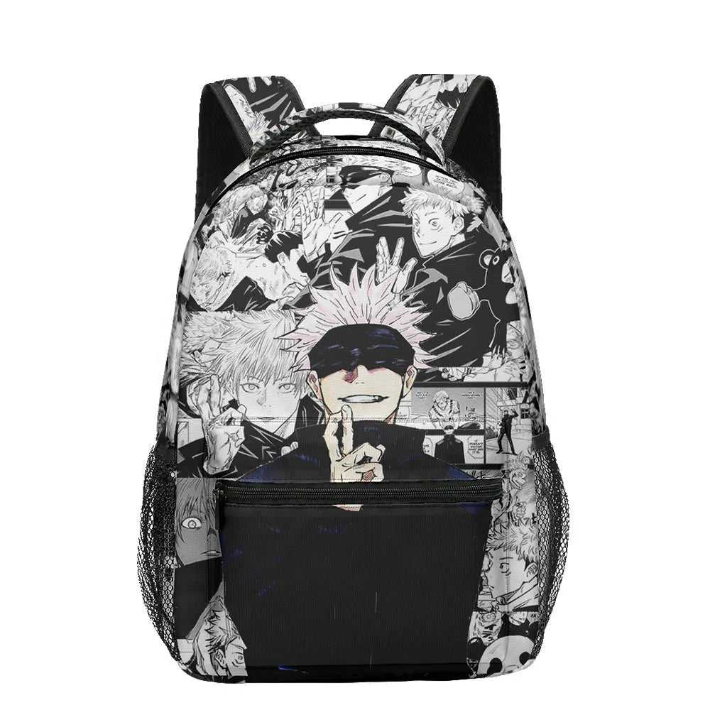 Jujutsu Kaisen Backpack 3-Piece Set | Bag, Pencil Case & Handbag Backpacks - The Eezee Shop