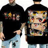 Demon Slayer Character Eyes T-Shirt | Unisex Sports Tee Graphic Tees - The Eezee Shop