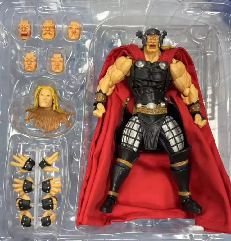 Thor Articulated Action Figure | Mjolnir & Lightning Effects Collectible Figures - The Eezee Shop