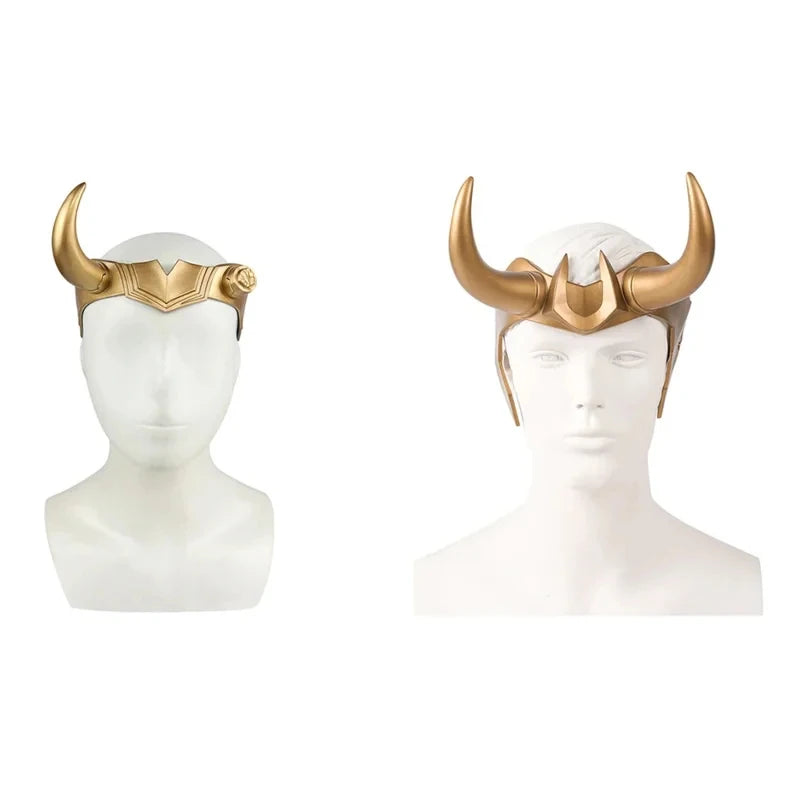 Loki Horned Helmet | Latex Crown Mask for Cosplay Cosplay Masks & Helmets - The Eezee Shop