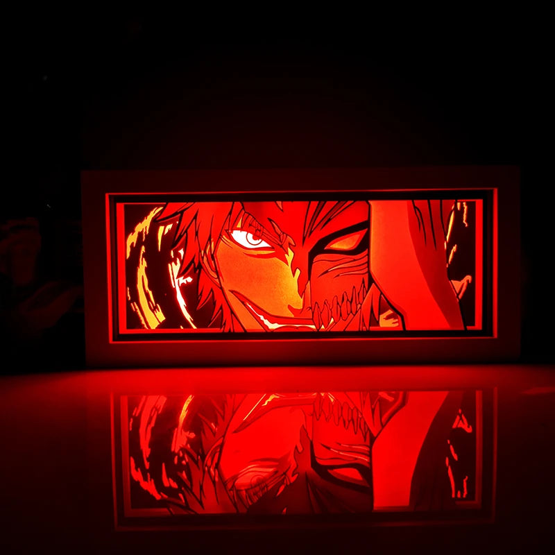 Anime Paper-Cut Light Box | Remote Control Color Night Light Lamps & Night Lights - The Eezee Shop