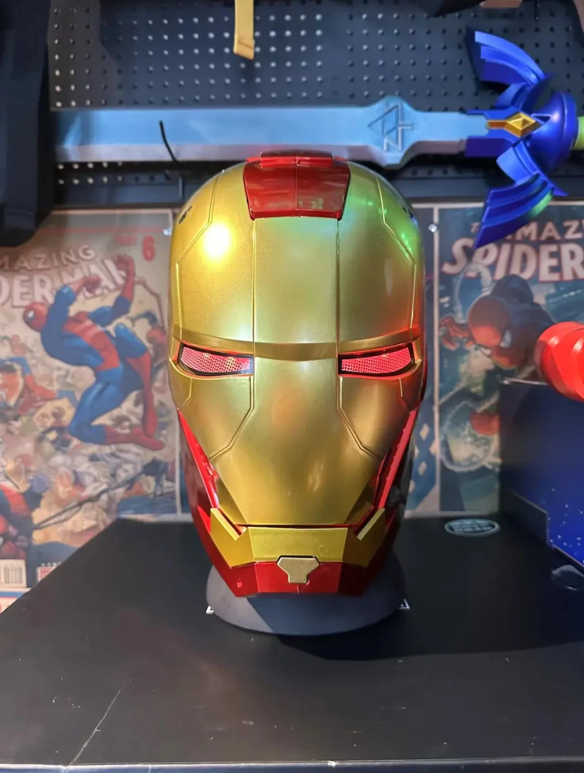 Iron Man Electric Helmet | 1:1 Auto Open & Close Wearable Mask Cosplay Masks & Helmets - The Eezee Shop