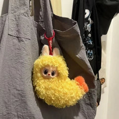 17cm Funny Labubu Plush Shrimp Outfit Set