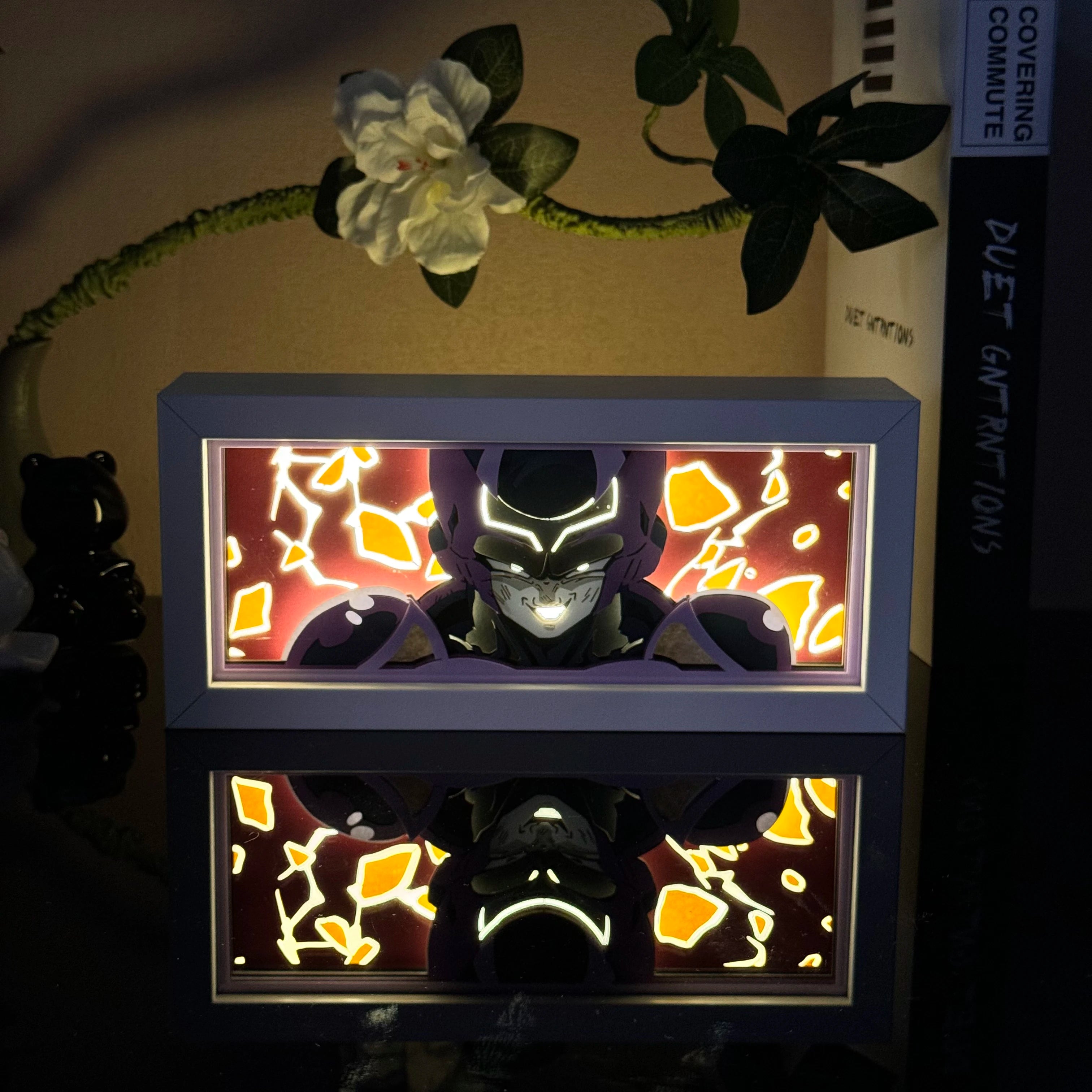 Anime Paper Carved Lamp | 3D LED Color Light Box Lamps & Night Lights - The Eezee Shop