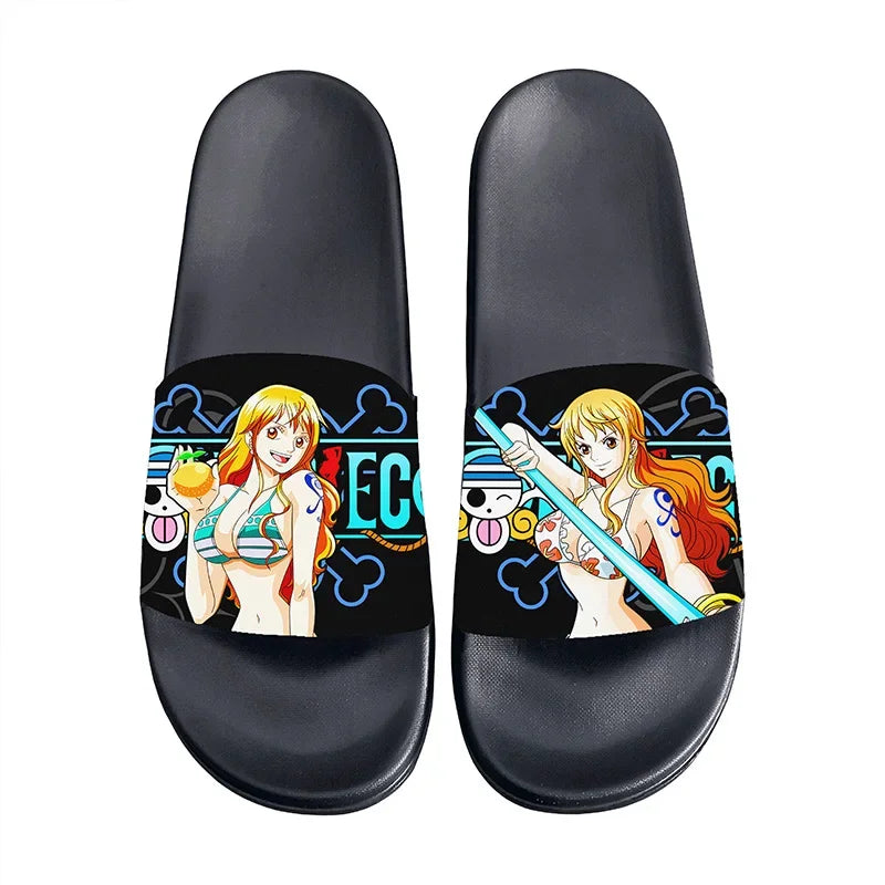 One Piece Couples Slippers | Non-Slip EVA Bathroom & Home Shoes Slippers & Sandals - The Eezee Shop