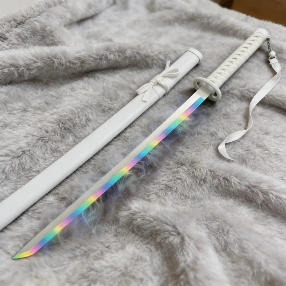 Byakuya Kuchiki LED Katana | 40" Bleach Wooden Cosplay Sword Cosplay Props - The Eezee Shop