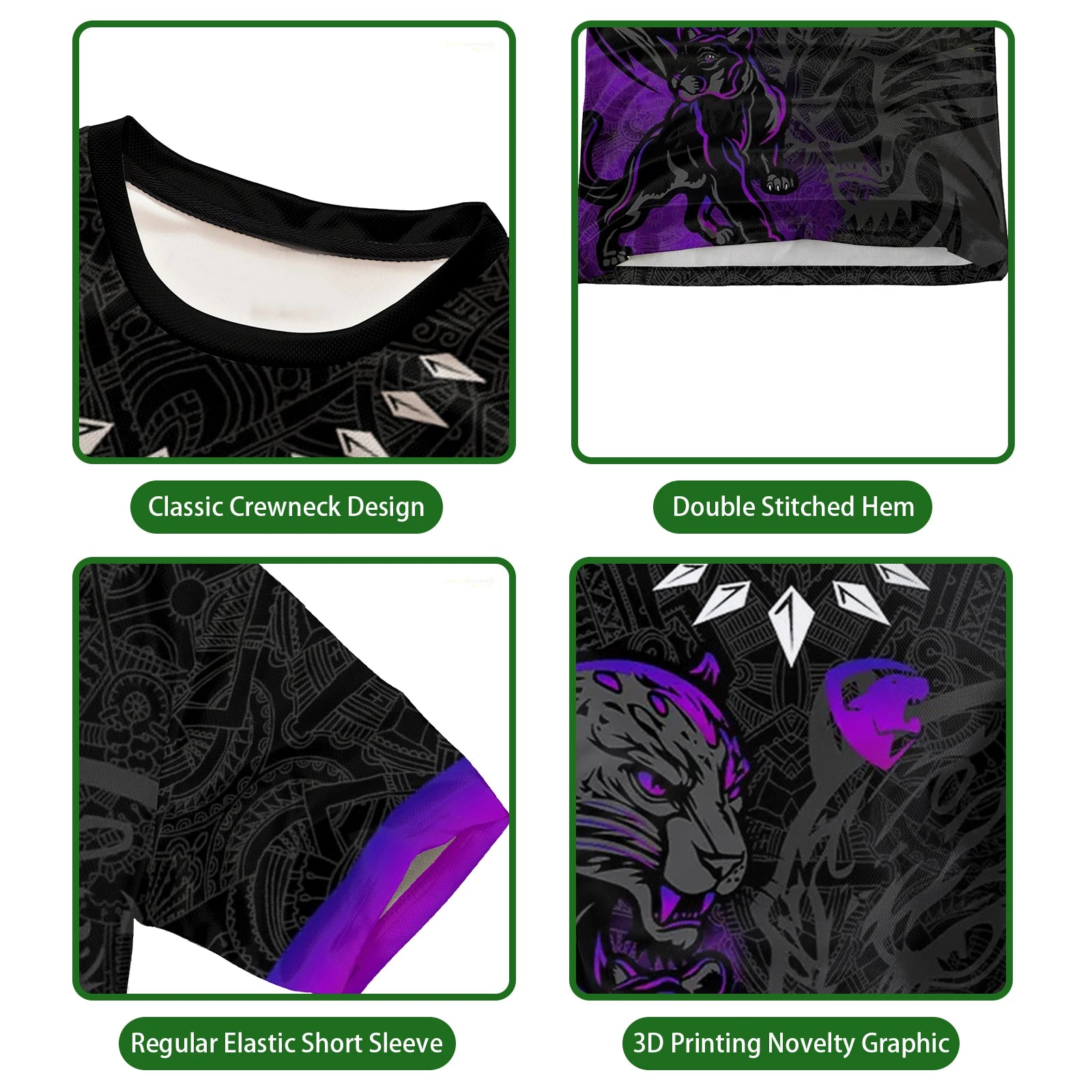 Black Panther Training Jersey | Quick-Dry Men's Sports Tee Gym & Compression Wear - The Eezee Shop