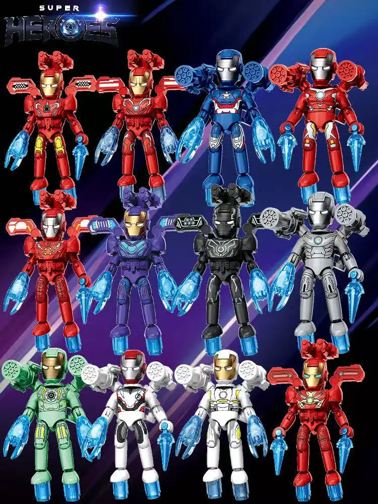 Avengers Pocket Building Block Figures | 12-Piece Mini Set Building Block Sets - The Eezee Shop