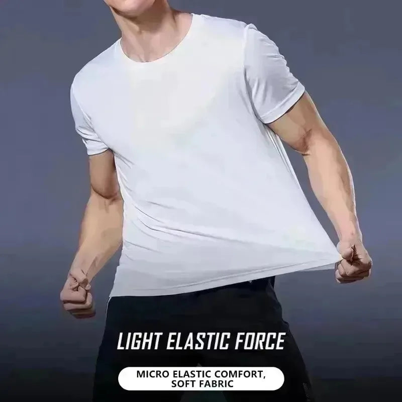 2026 New Superhero Short Sleeved Sports T-shirt Breathable Quick Other - The Eezee Shop