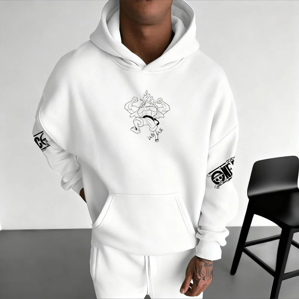 Monkey D. Luffy Hoodie | One Piece Parent-Child Sweatshirt Hoodies & Sweatshirts - The Eezee Shop