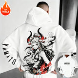 Yamato One Piece Oversized Hoodie | Vintage Anime Streetwear Hoodies & Sweatshirts - The Eezee Shop