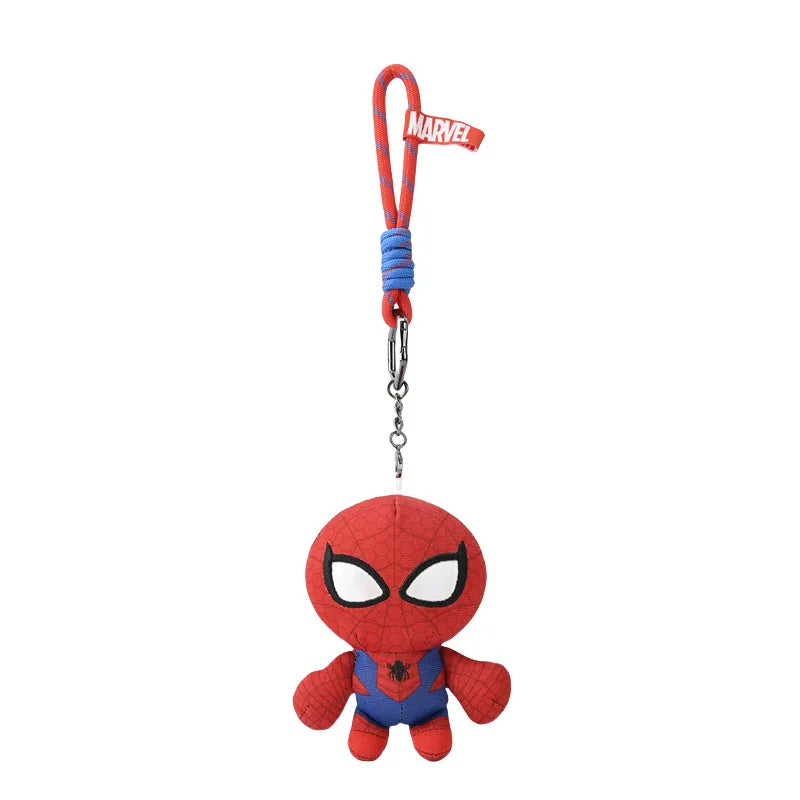 Superhero Plush Keychain | Spider-Man & Captain America Charm Keychains - The Eezee Shop