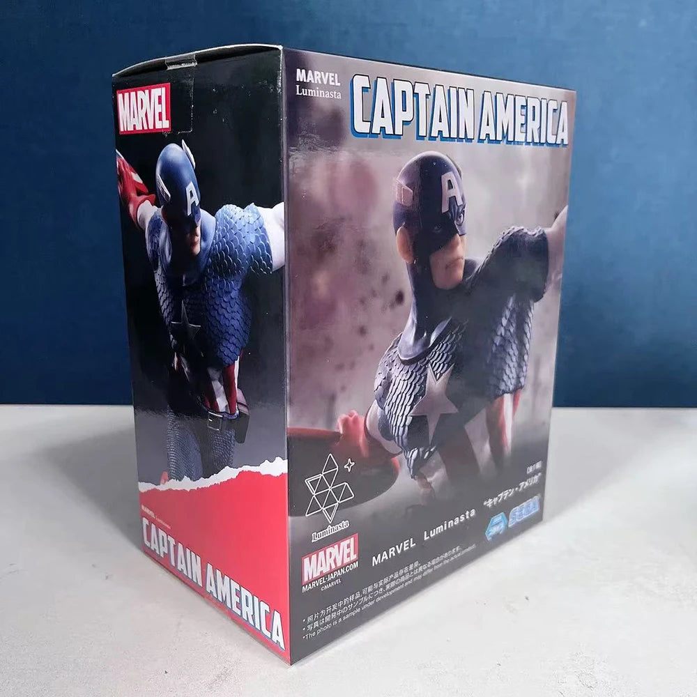Captain America Luminasta Figure | Collectible Display Statue Collectible Figures - The Eezee Shop