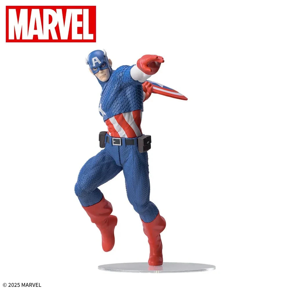 Captain America Luminasta Figure | Collectible Display Statue Collectible Figures - The Eezee Shop
