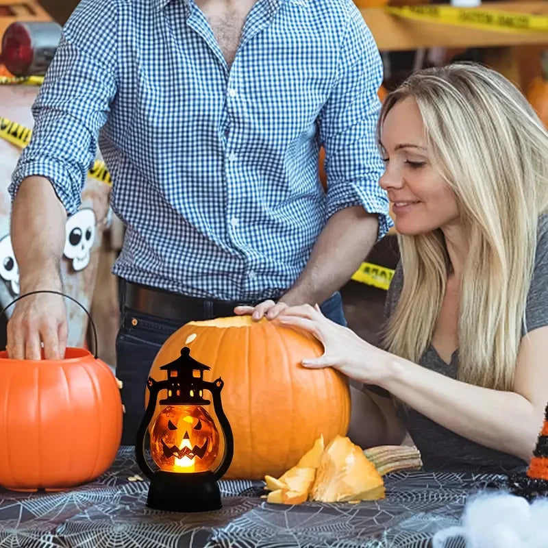 Handheld LED Pumpkin Lantern | Decorative Halloween Lamp Lamps & Night Lights - The Eezee Shop