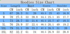New Men's Anime Dragon Cherry Blossom Printed Hooded Sweatshirt Winter