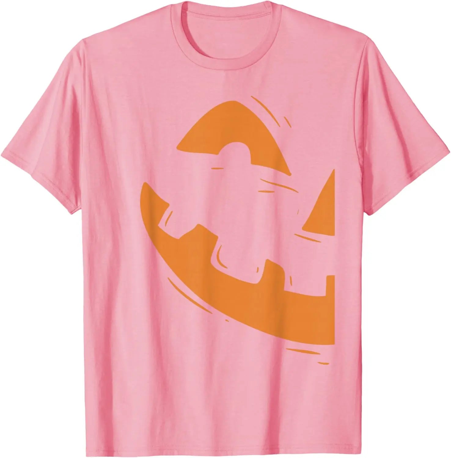 Pumpkin Face Matching Couple T-Shirt | Halloween Couples Tee Graphic Tees - The Eezee Shop