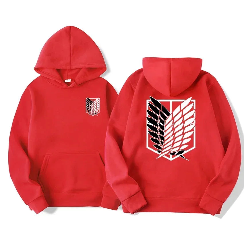 Attack on Titan Hoodie | Hip Hop Casual Pullover Sweatshirt Hoodies & Sweatshirts - The Eezee Shop