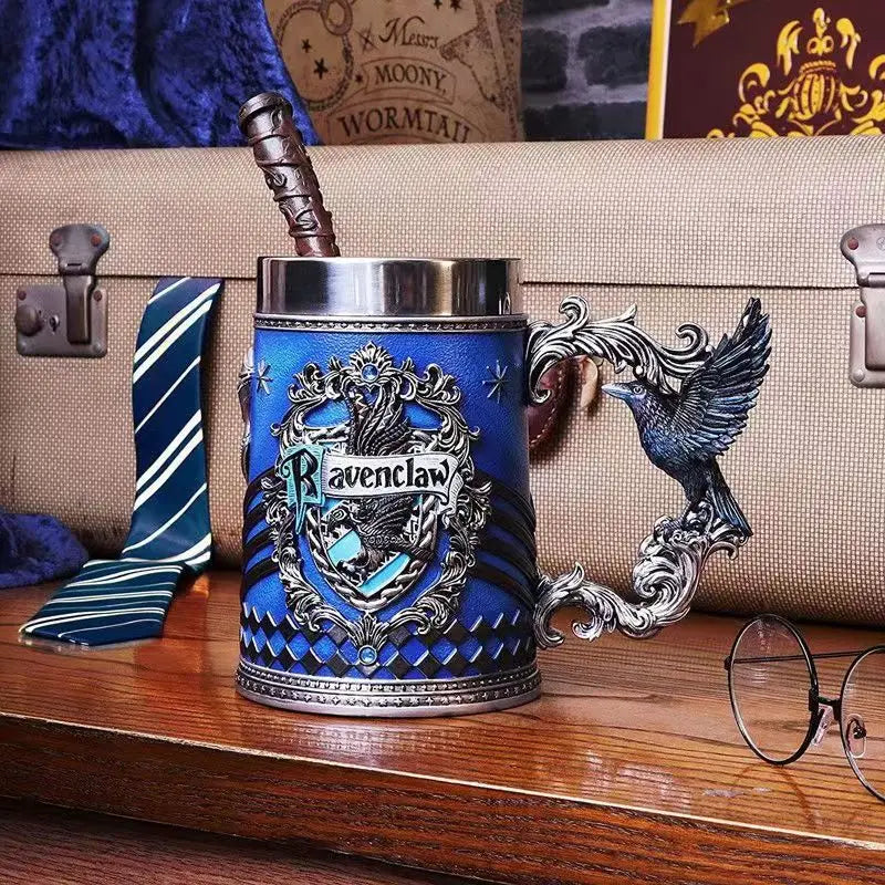 Wizard Series Stainless Steel Beer Mug | 600ml Novelty Tankard Mugs & Drinkware - The Eezee Shop