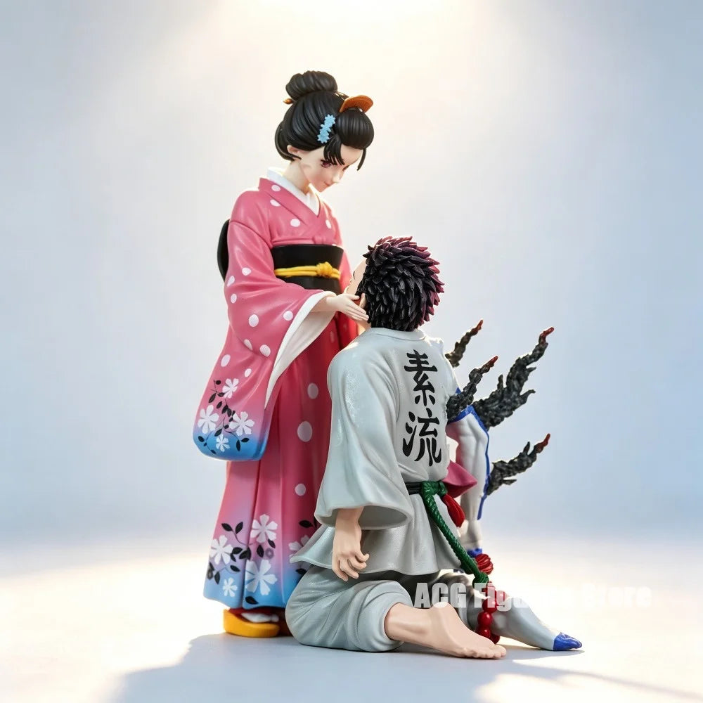 Akaza & Koyuki 23cm Figure | Demon Slayer PVC Statue Collectible Figures - The Eezee Shop