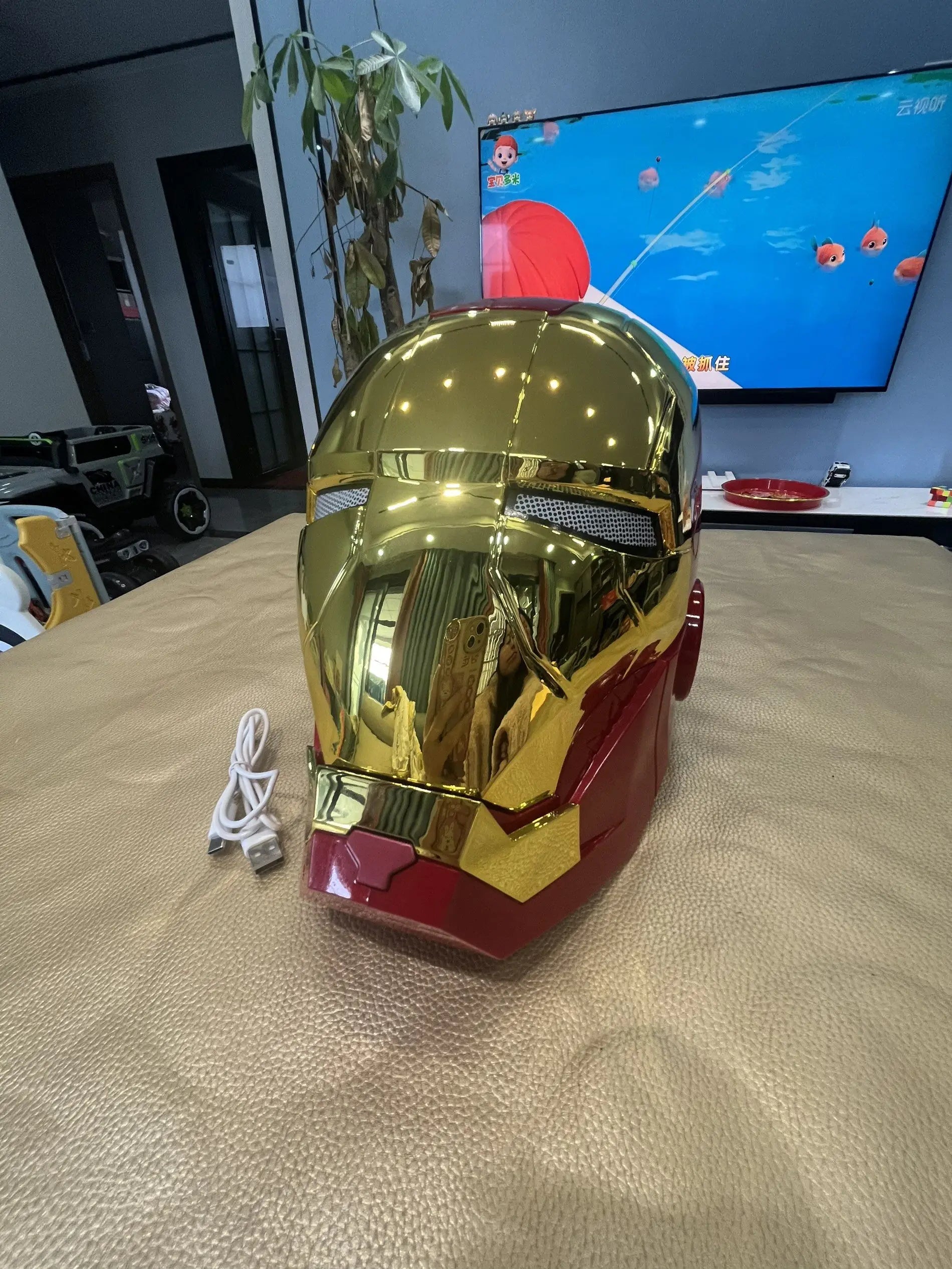 Iron Man 1:1 Voice-Controlled Helmet | Wearable Display Mask Cosplay Masks & Helmets - The Eezee Shop