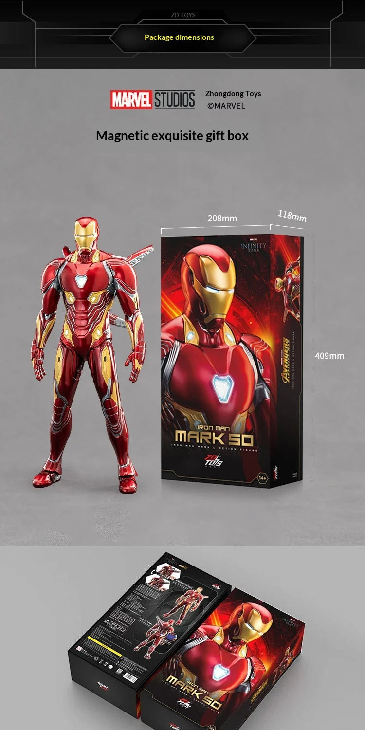 Iron Man MK50 36cm Light-Up Figure | Movable Collectible Collectible Figures - The Eezee Shop