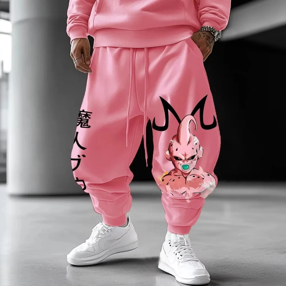 Broly Jogger Pants | Dragon Ball Y2K Anime Sweatpants Joggers & Pants - The Eezee Shop