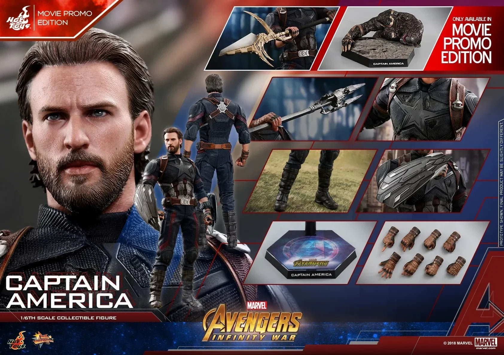 Steve Rogers 1/6 Scale Figure | Deluxe Captain America Statue Collectible Figures - The Eezee Shop