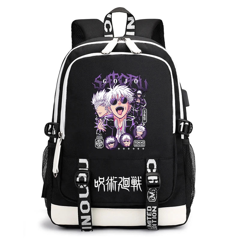 Jujutsu Kaisen Bookbag | Lightweight Casual School Backpack Backpacks - The Eezee Shop