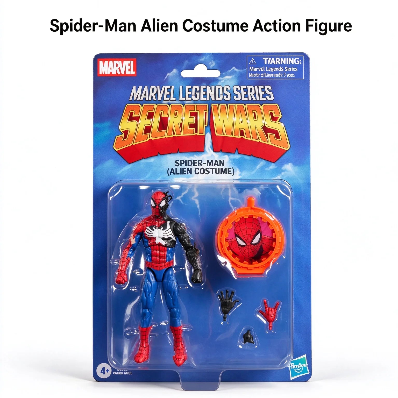Spider-Man Secret Wars Black Suit 6" Figure | Movable Joints Collectible Figures - The Eezee Shop