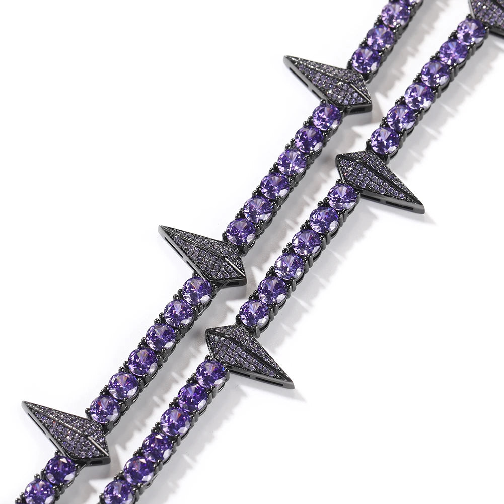 Black Panther Tennis Chain Necklace | Iced Out 5mm CZ Chain Jewelry - The Eezee Shop