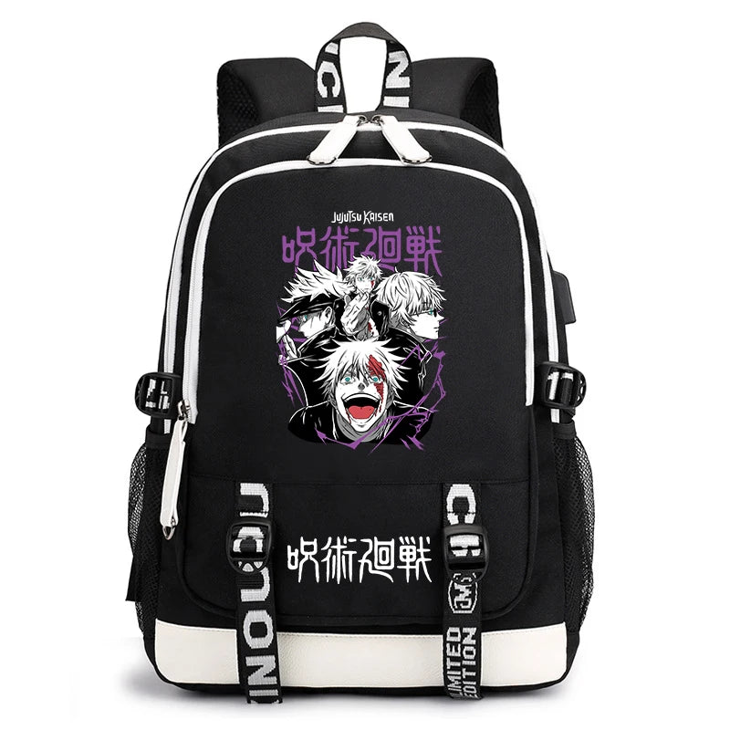 Jujutsu Kaisen Bookbag | Lightweight Casual School Backpack Backpacks - The Eezee Shop