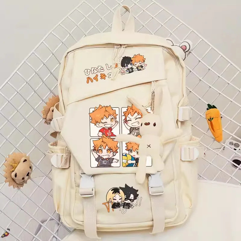 Haikyuu Anime Backpack | Large Capacity School & Travel Bag Backpacks - The Eezee Shop