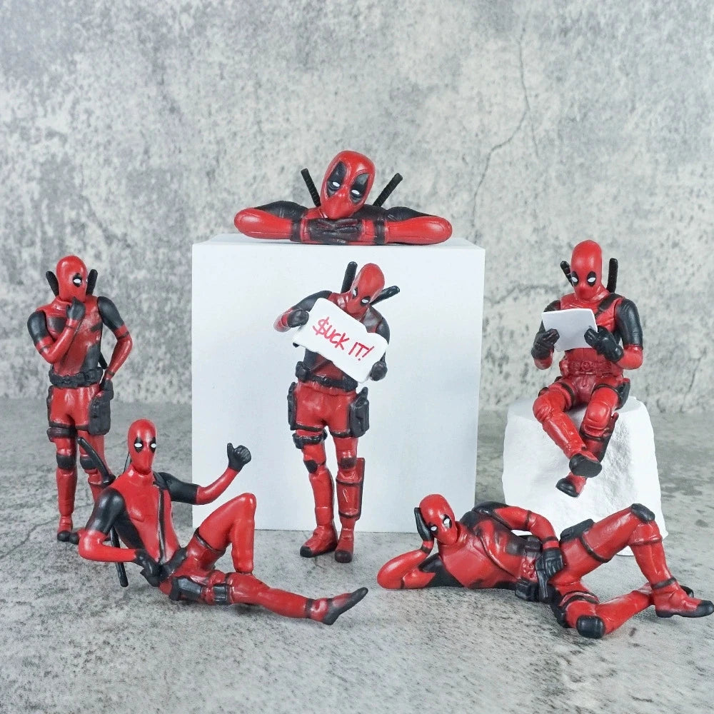 Sitting Deadpool Car Figure | Mini Interior Pendant Decor Car Accessories - The Eezee Shop