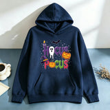 Vintage Hocus Pocus Ghost Pumpkin Hoodie | Women's Witchy Sweatshirt Hoodies & Sweatshirts - The Eezee Shop