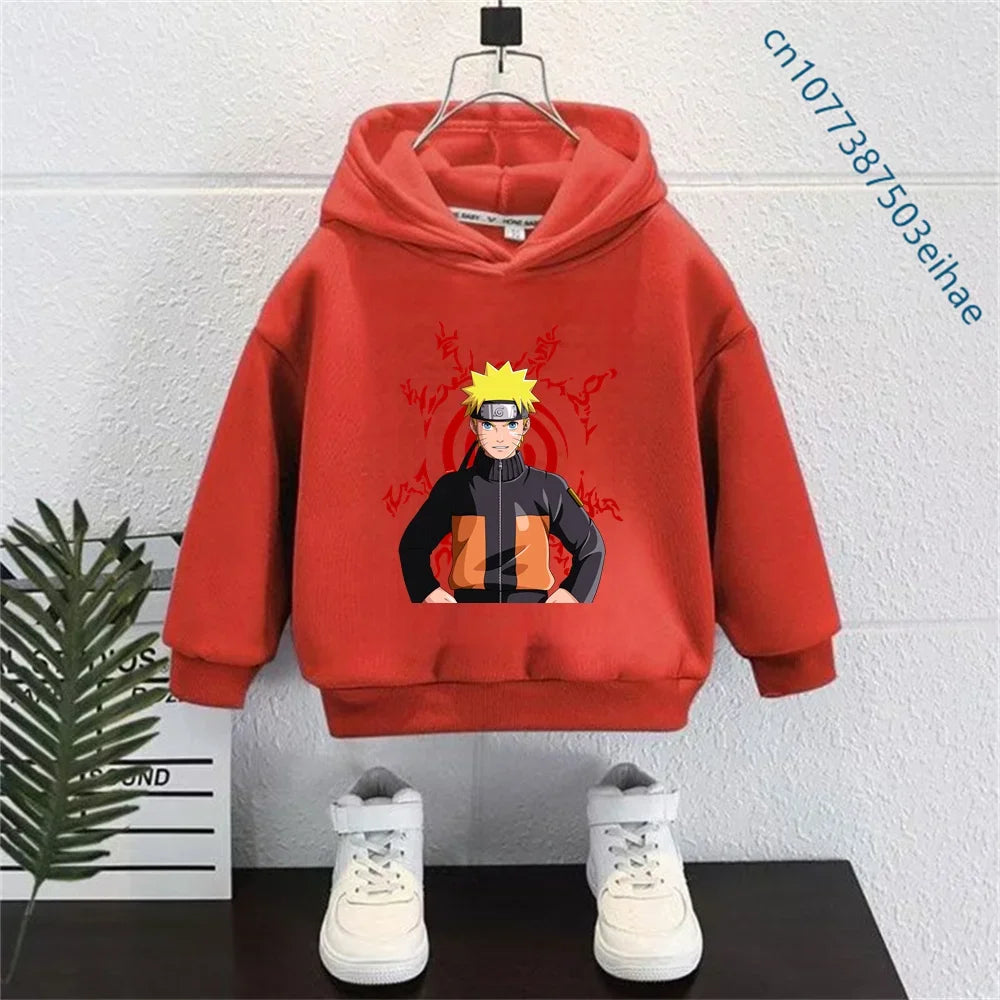 Kids Naruto Hoodie | Long Sleeve Pullover for Boys & Girls Hoodies & Sweatshirts - The Eezee Shop