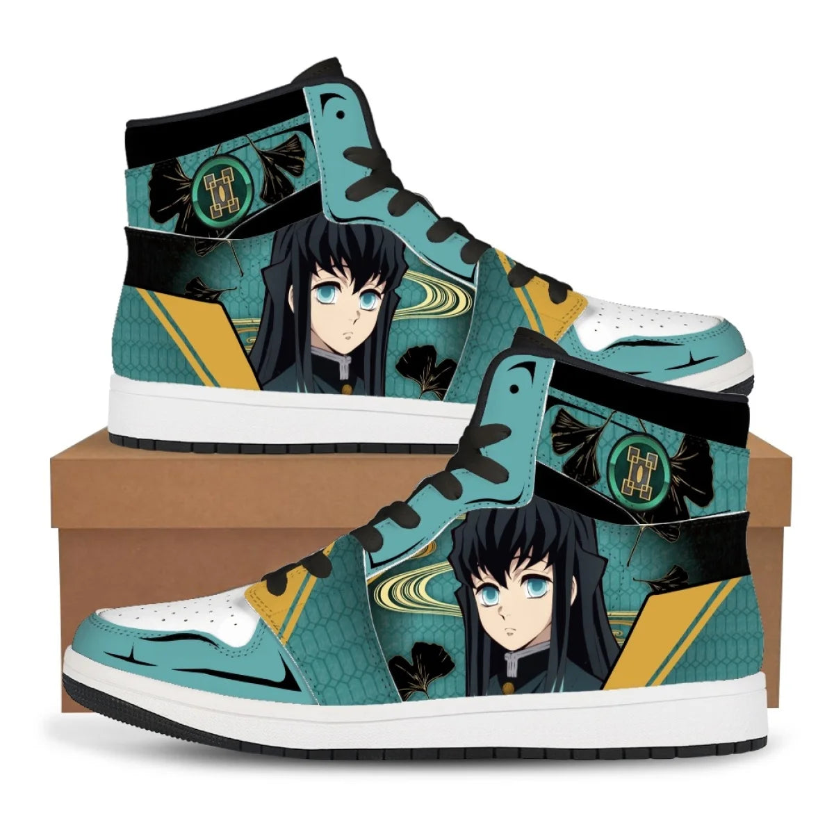 Tanjiro & Nezuko Basketball Sneakers | Demon Slayer Unisex Shoes Sneakers - The Eezee Shop