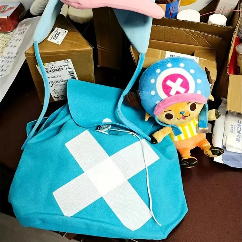 Tony Tony Chopper Canvas Backpack | One Piece School Bag Backpacks - The Eezee Shop