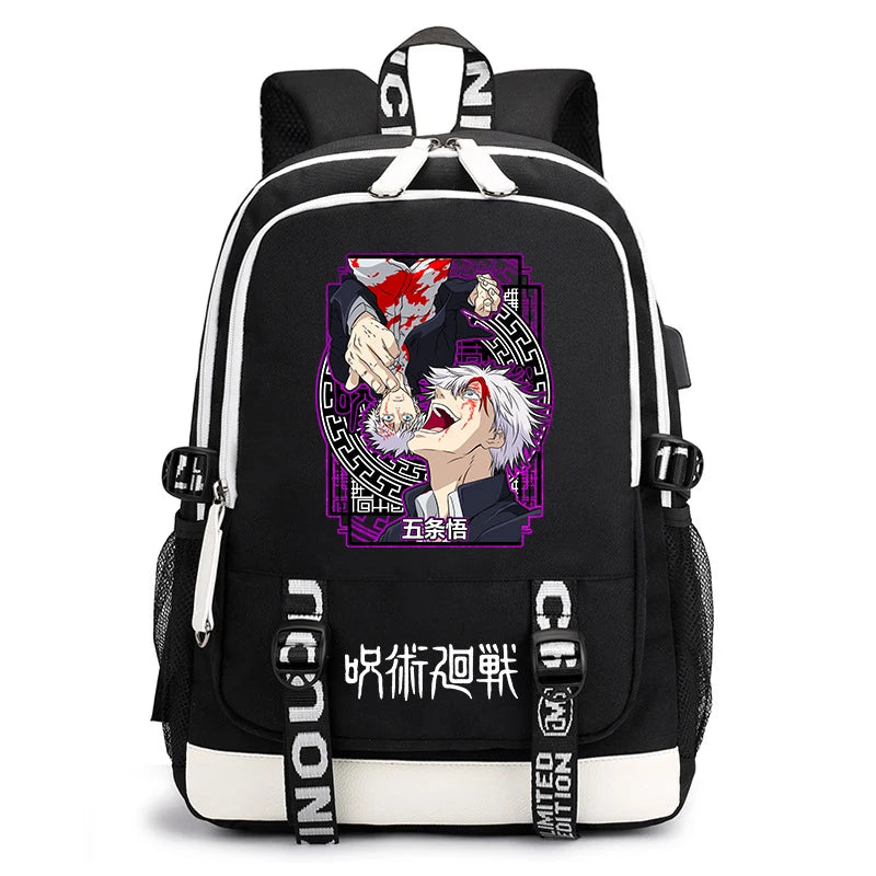 Jujutsu Kaisen Bookbag | Lightweight Casual School Backpack Backpacks - The Eezee Shop
