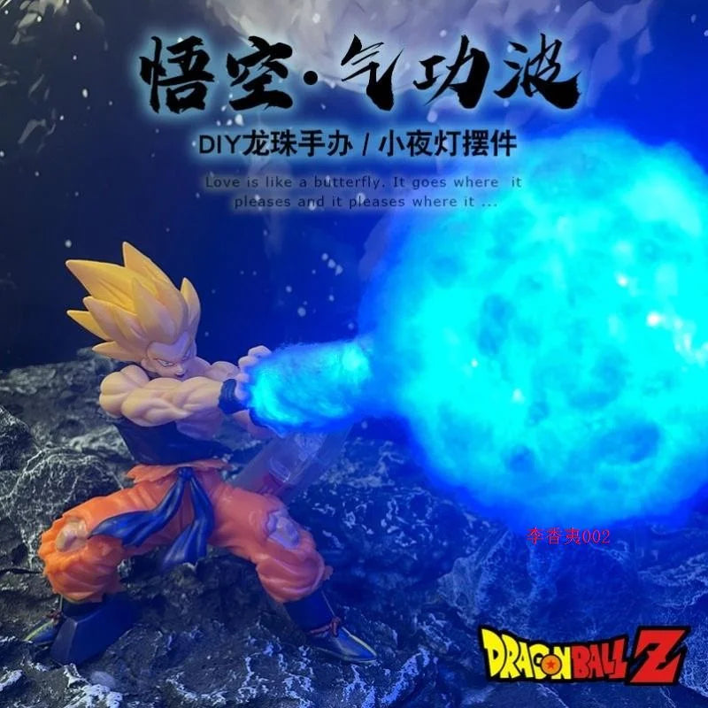 Goku Kamehameha LED Lamp | Rechargeable USB-C Night Light Lamps & Night Lights - The Eezee Shop