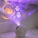 Halloween LED Projector Light | Pumpkin, Ghost & Star Patterns Halloween Lights - The Eezee Shop