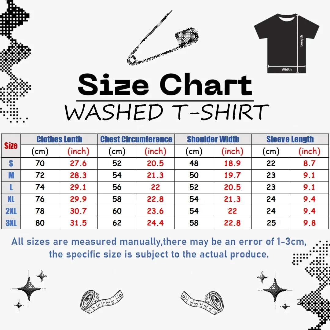 Japanese Hot Anime Hunter X Hunter T-Shirt Oversized Vintage Washed High Quality Hot Product Unisex Sweatshirt Sports Graphic Anime Tshirts - The Eezee Shop